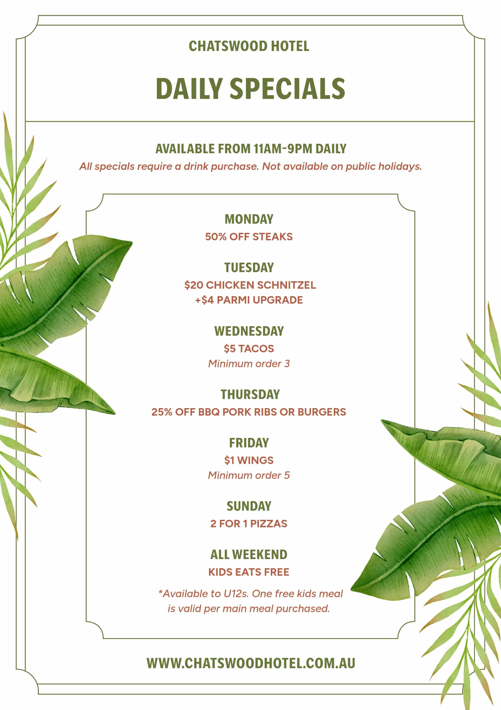 Cwh003 Chatswoodhotel Foodmenu A5 Chronological 260309 001